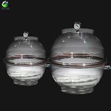 Desiccator Pyrex Type Vacuum - Glass Material, 50-100 Grams | Ideal For Laboratory Use, Precision Vacuum Sealing For Optimal Sample Preservation