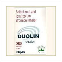 Duolin Inhaler - Pharmaceutical-Grade Inhalation Solution, 200 Metered Doses for Asthma & COPD Therapy, Contains Salbutamol & Ipratropium Bromide