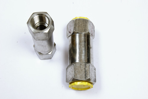 Non Return Valve - Carbon Steel, Round Shape, Silver Color | Socket Joint, AISI Standard