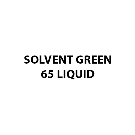 Solvent Green 65 Liquid