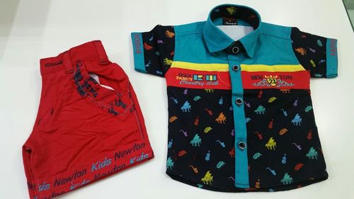 Fancy Baba Suit - Boys' Ethnic Kurta-Pyjama Set, Classic Collar, Breathable & Washable Fabric, Modern Style, Summer Fashion (Size XS, S)