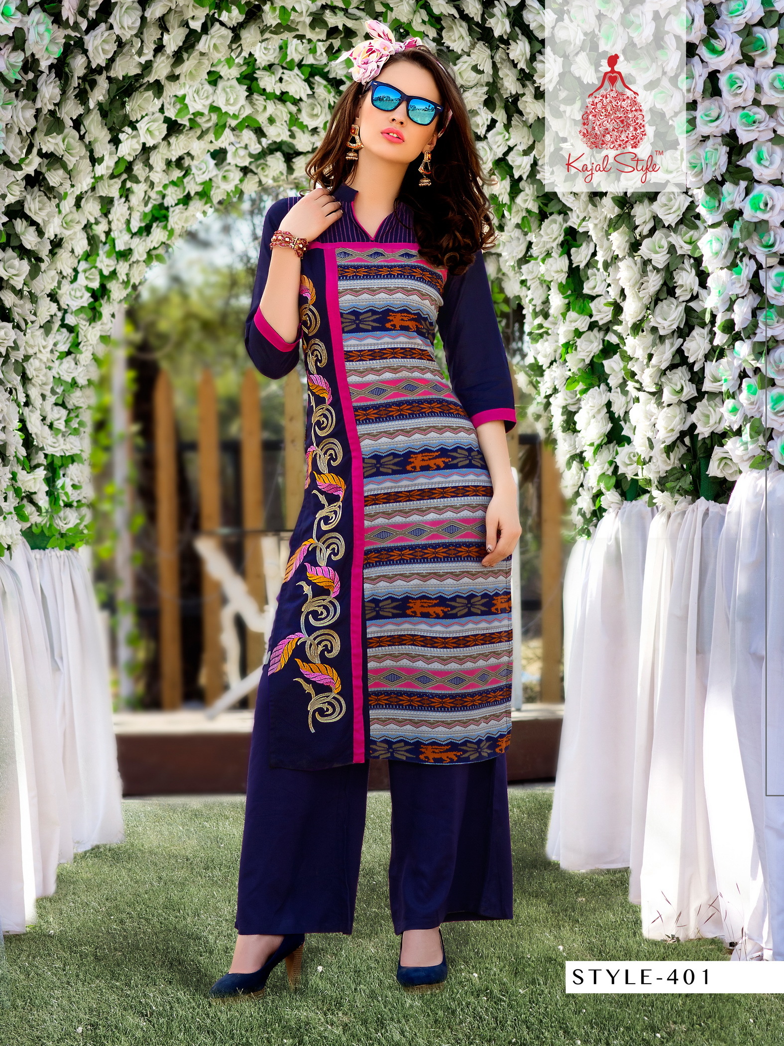 Multi Color Ladies Flavour New Designer Rayon Work Kurtis