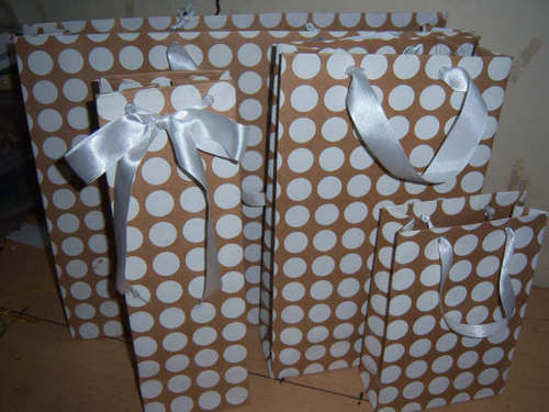 क्राफ्ट पेपर हैंडमेड पेपर बैग