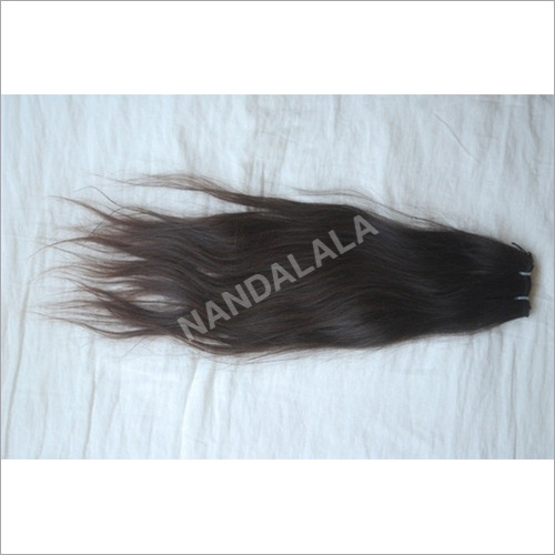 Weft Hair Extensions - Remy Indian Bulk Hair, Natural Black Color | 5-Year Warranty, Silkiness & Shine