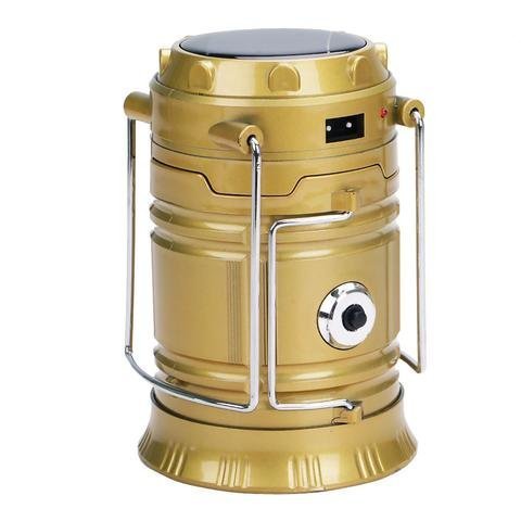 6 Led Solar Rechargeable Lantern With Torch