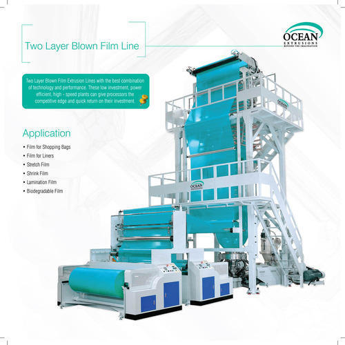 Automatic 3-Layer Co-Extrusion Blown Film Rotary Die Extruder/Blown Film Machine/Plastic Film Blowing Machine