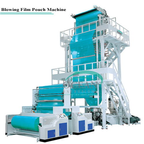 Automatic Hd / Ldpe Film Blowing Machine Unit