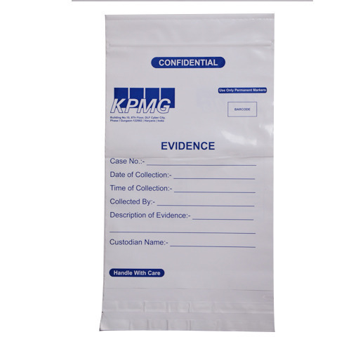 LD Zipper Bag - Plastic Material, 12x15 inches, White Color | Single PP String Design for Convenient Storage and Organization