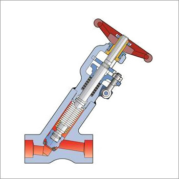 बोनट रहित कोण वाल्व