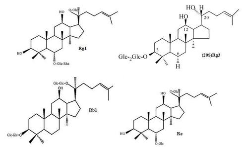 जिनसेंग ड्राई एक्सट्रेक्ट Hrs C42H66O17