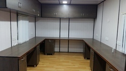Vinyl Flooring Prefabricated Portable Office