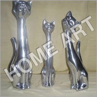 एल्यूमिनियम बिल्लीयों का मूर्तिकला