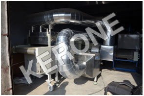 गैस से चलने वाला कन्वेयर ओवन