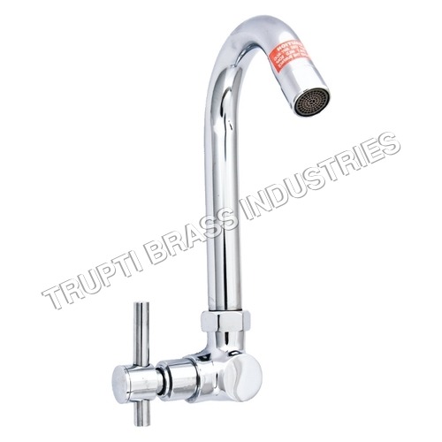 स्टेनलेस स्टील स्वान नेक पिलर कॉक