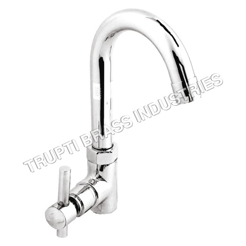 स्टेनलेस स्टील स्वान नेक ब्रास पिलर कॉक