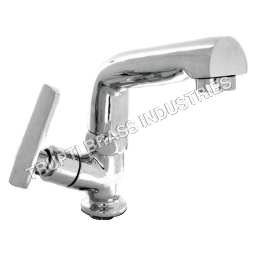 ब्रास स्वान नेक टर्बो हैंडल पिलर कॉक