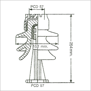 12 KV पोस्ट इंसुलेटर