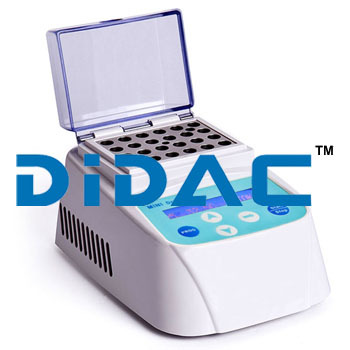 Mini Dry Bath Incubator - Aluminum, 220 x 150 x 100 mm , -10°C to 100°C Range, ±0.5°C Accuracy, Smart Design, LCD Display, Easy to Clean and Disinfect, Automatic Fault Detection