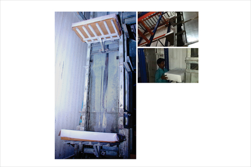 कार्टन उठाने वाले लिफ्ट