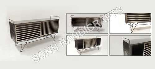 Iron Sideboard - Durable Metal Design, Spacious Storage with Modern Aesthetic