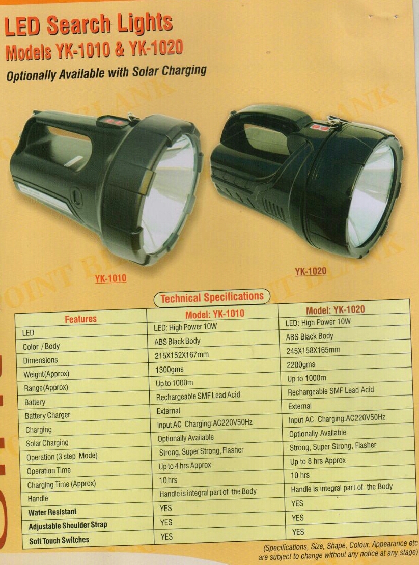 Led Searchlight Body Material: Copper