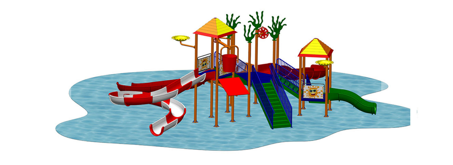 Three Platform Aqua Fabula