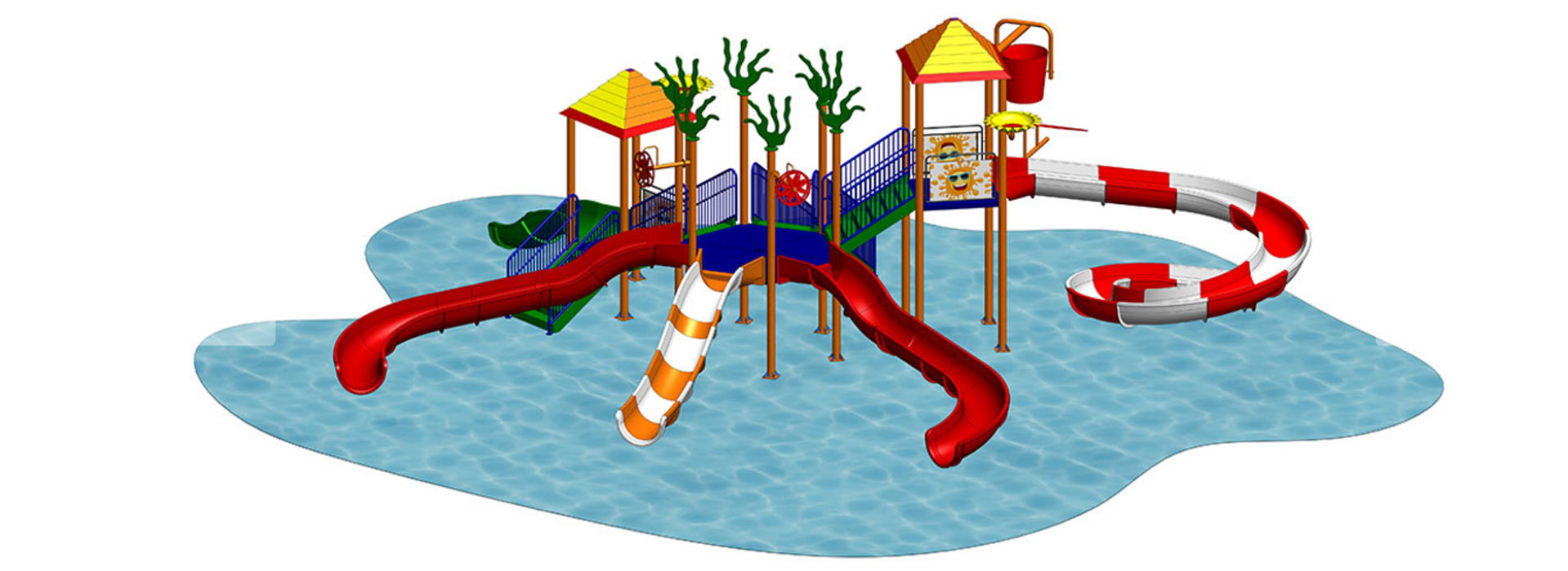 Three Platform Aqua Fabula