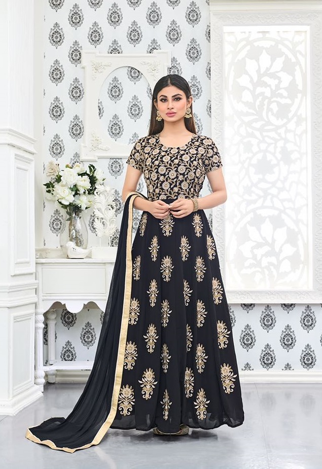 Georgette Red Stylish Anarkali Suits Online Salwar Suits