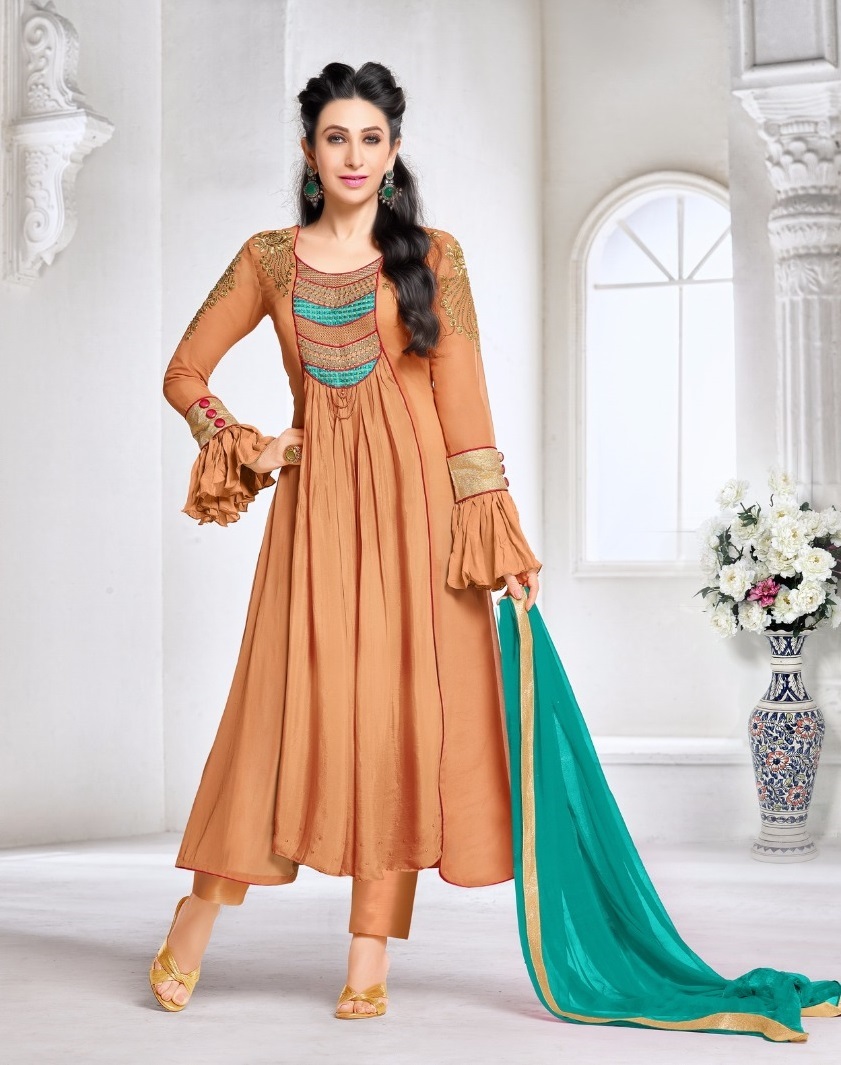 Full Sleeves Embroidered Anarkali Salwar Suit Collection