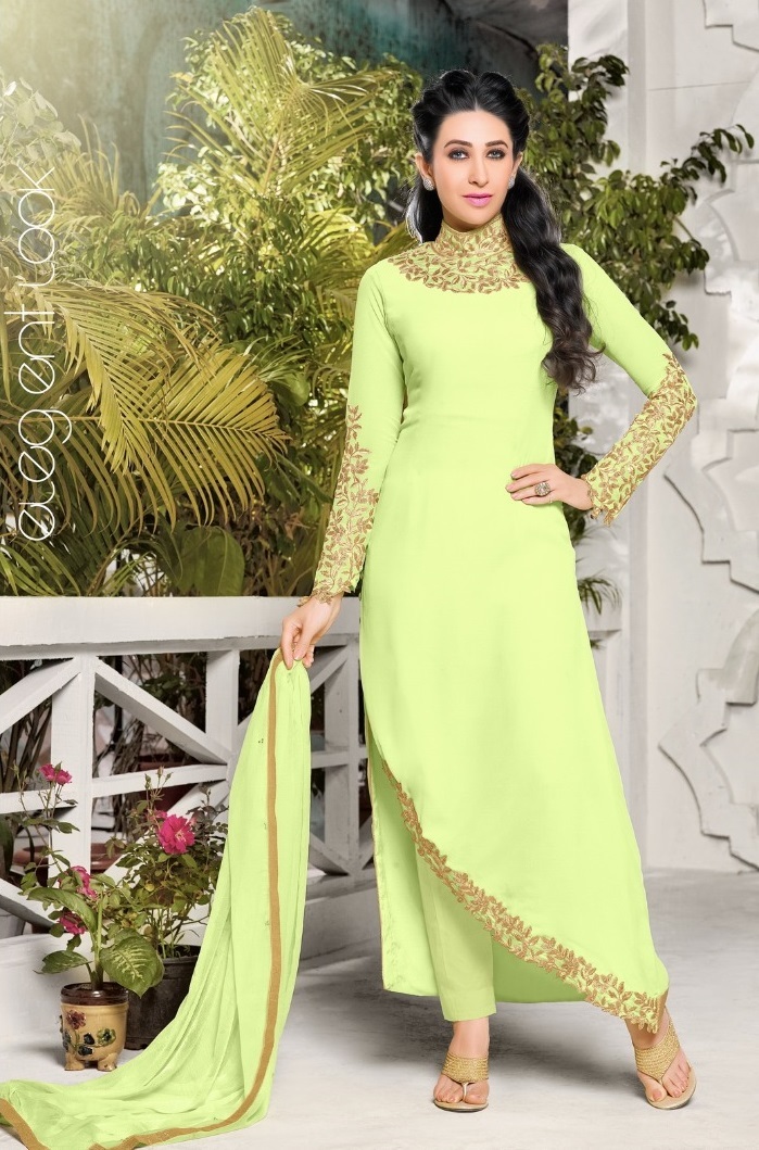 Full Sleeves Embroidered Anarkali Salwar Suit Collection