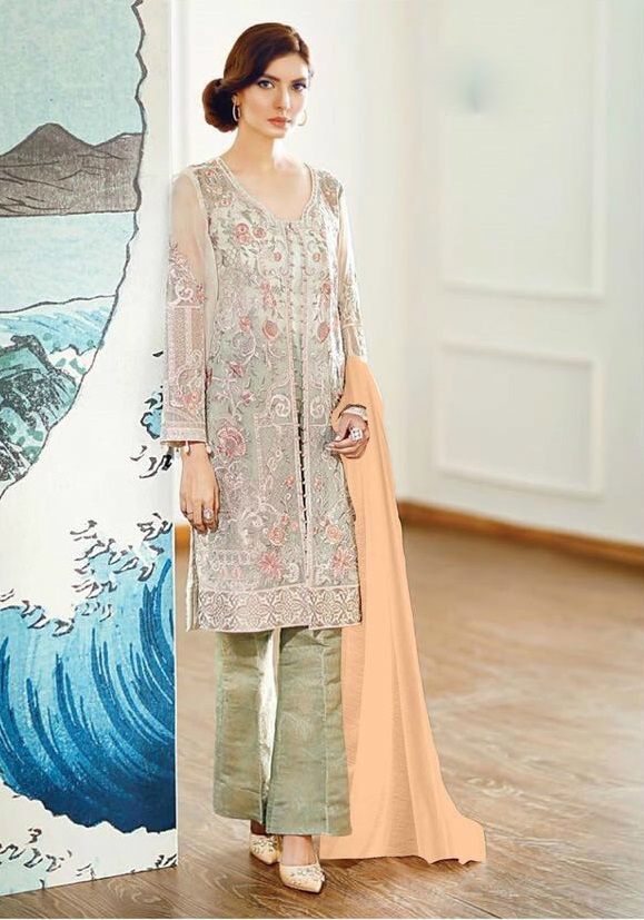 Embroidered Stylish Party Wear Suits Indian Salwar Kameez