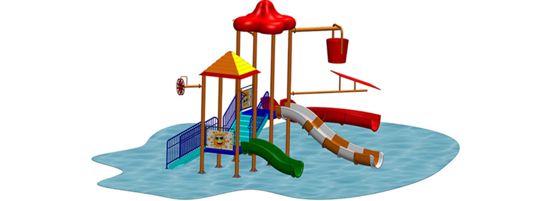Two Platform Aqua Fabula