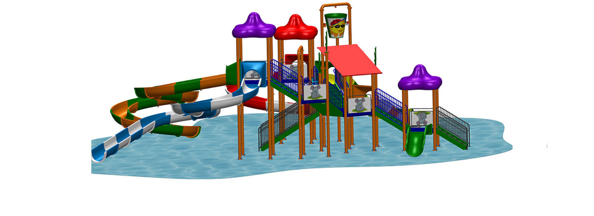 Four Platform Aqua Fabula