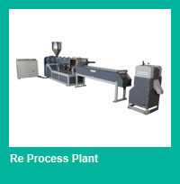 White & Blue Waste Plasitc Recycle Pelletizer