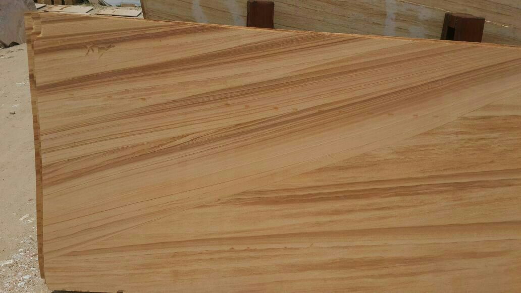 Teak Wood Sandstone Slabs