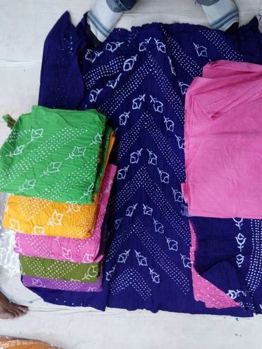 Cotton Bandhej Dress Materials