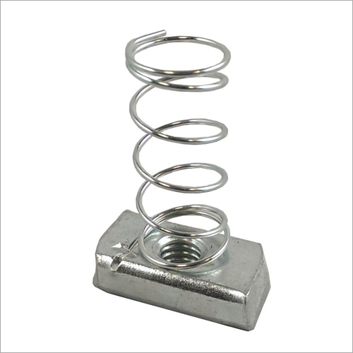 Spring Nut - Steel, A & C Series Compatibility, Rounded Ends | High Flexibility, Rust Resistant, Accurate Dimension, Easy Insertion