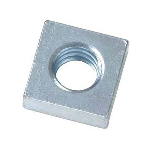 Square Nut - Mild Steel, Metric Thread M6-M20 | Zinc Plated, Versatile for Industrial and Automotive Use