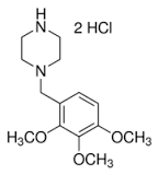 ट्रिमेटाज़िडिन डाइहाइड्रोक्लोराइड - संदर्भ स्पेक्ट्रम C14H24Cl2N2O3