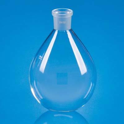 Evaporating Flask - Borosilicate 3.3 Heat Resistant Glass | Transparent Design, Ideal for Laboratory Use
