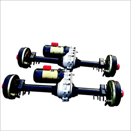 Motor and Rear Axle - Black Finish, Recoil Start Mechanism | Includes Warranty and Reliable Power Transmission
