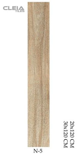 Porcelain Tile - 200x1200 mm, Glossy White with Textured Finish | Acid-Resistant, Antibacterial, Non-Slip, Wear-Resistant, Heat Insulation
