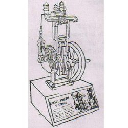 Sectional Working Model of 2 Stroke Petrol Engine - Stainless Steel, Laboratory Use, Weight 25-50 Kilograms