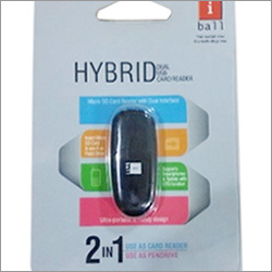 USB Card Reader - Plastic, Black | USB 2.0 Interface, Supports SD and Micro SD, Compatible with Windows and Mac, Data Transfer Rate Up to 480 Mbps