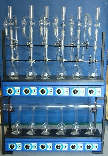 Glass Kjeldhal Digestion Cum Distillation Unit