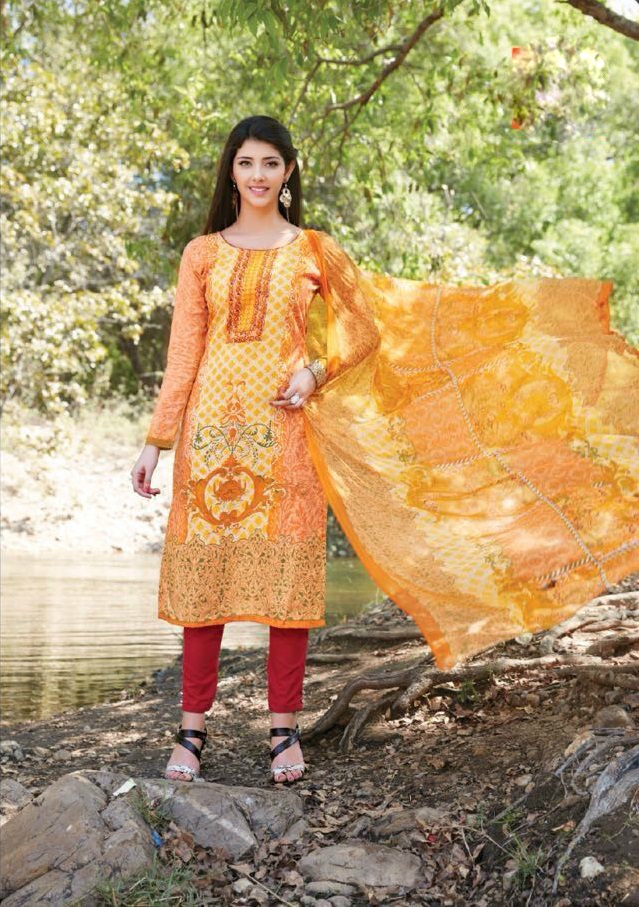 Multicolour 9009-9014 Straight Suits Catalog In Georgette By Sophie