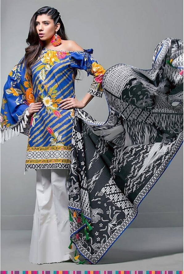 Printed Pakistani Salwar Kameez