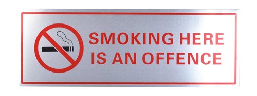 यहाँ धूम्रपान करना अपराध है