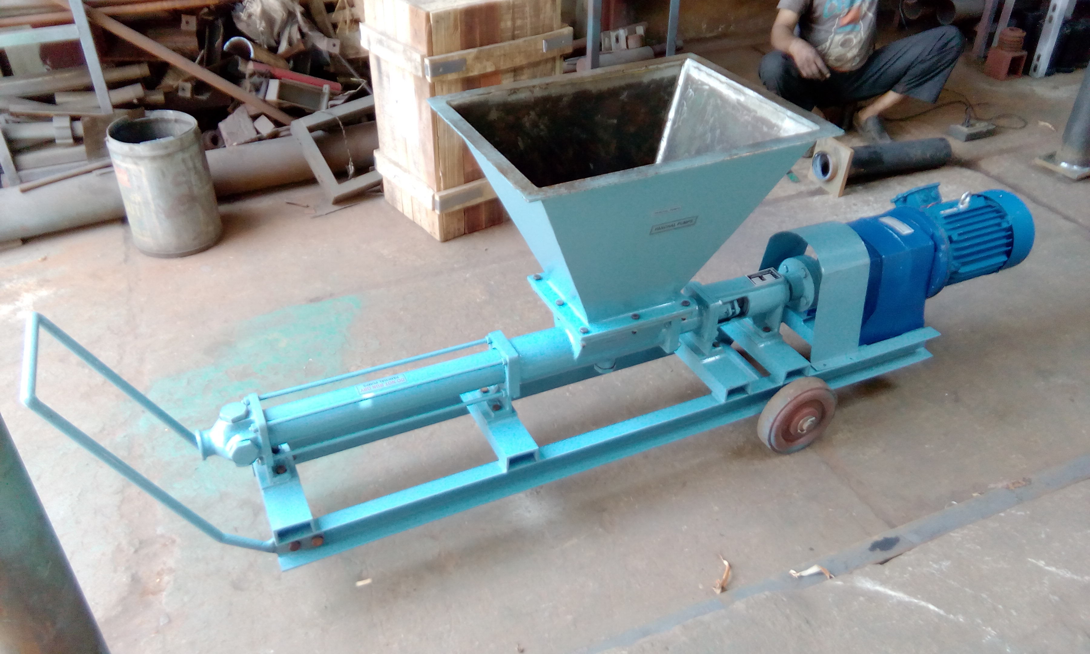 Grout Pump, Grout Mix Pump, Plaster Pump Flow Rate: 100 - 6000 Lph