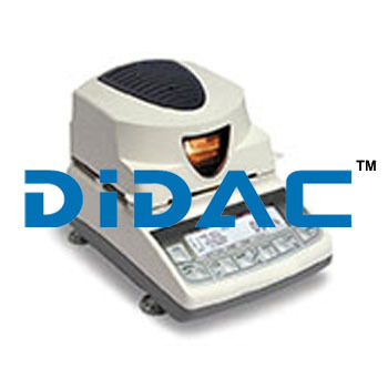 Moisture Balance - 60 g Capacity, 0.001/0.01 g Sensitivity | Infrared Drying with Adjustable Heat Control, Built-in Timer